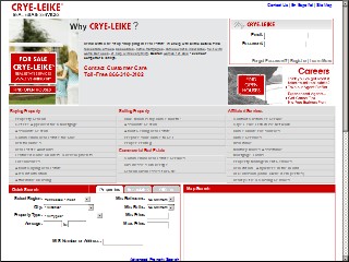 Web site www.cryeleike.com, Crye-Leike Real Estate