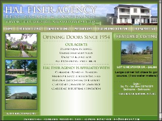 Web site www.fiseragency.com, Hal Fiser Agency