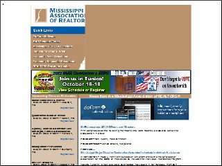 Web site www.msrealtors.org, Mississippi Realtor Conference