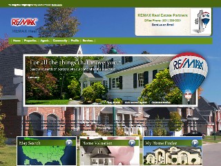Web site www.remax-hattiesburgms.com, Remax Real Estate Partners
