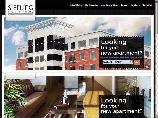 Web site www.sterlinghousing.com, Sterling University Terrace